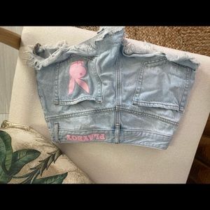 Pacsun playboy denim shorts 27 like new